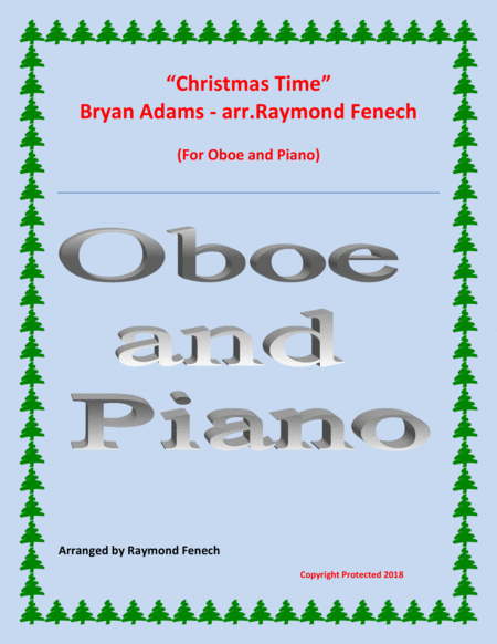 Free Sheet Music Christmas Time Bryan Adams Woodwinds Chamber Music Oboe And Piano
