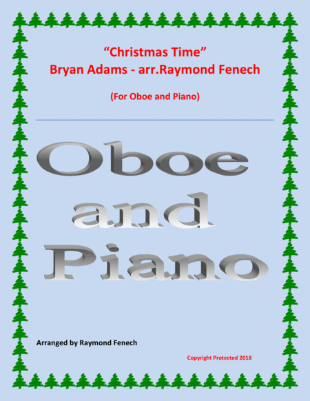 Christmas Time Bryan Adams Woodwinds Chamber Music Oboe And Piano Sheet Music