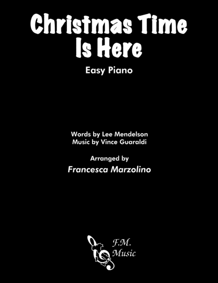 Christmas Time Is Here Easy Piano Sheet Music