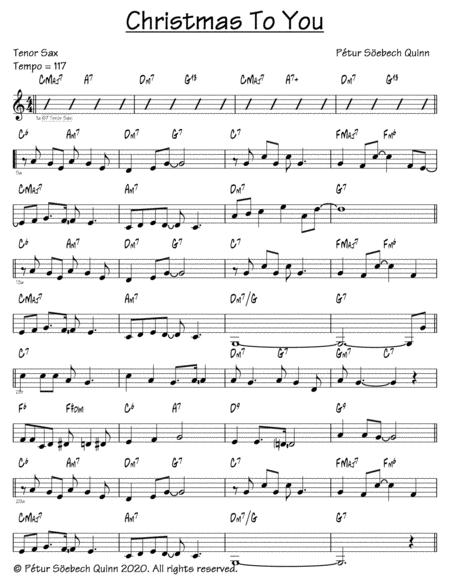 Christmas To You Sheet Music