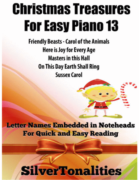 Free Sheet Music Christmas Treasures For Easy Piano Volume 13 Sheet Music