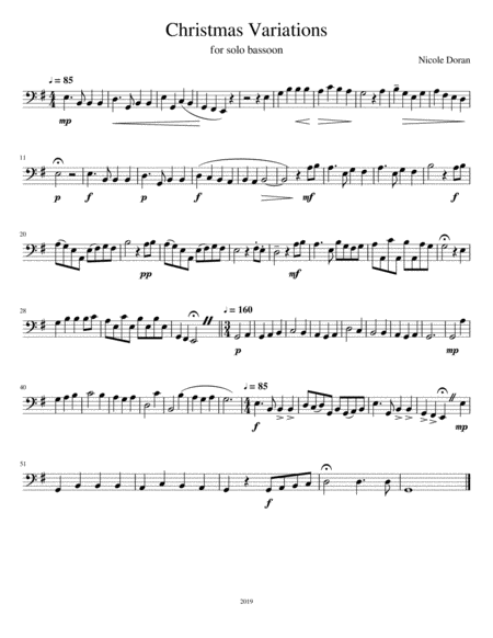 Christmas Variations Sheet Music