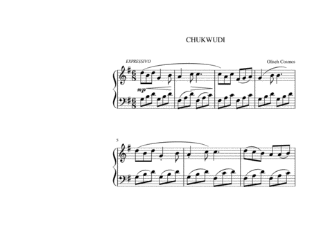 Free Sheet Music Chukwudi