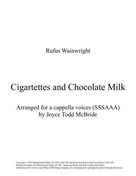 Cigarettes And Chocolate Milk Sheet Music