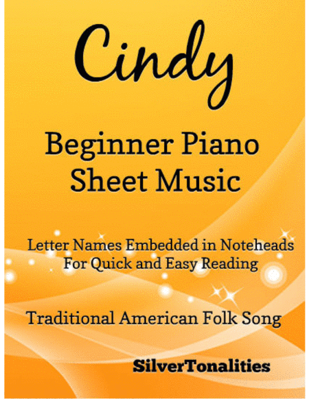 Cindy Beginner Piano Sheet Music Sheet Music