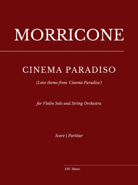 Free Sheet Music Cinema Paradiso For Violin Solo And Strings As Performed By Itzhak Perlman And Pittsburgh Symphony Orchestra