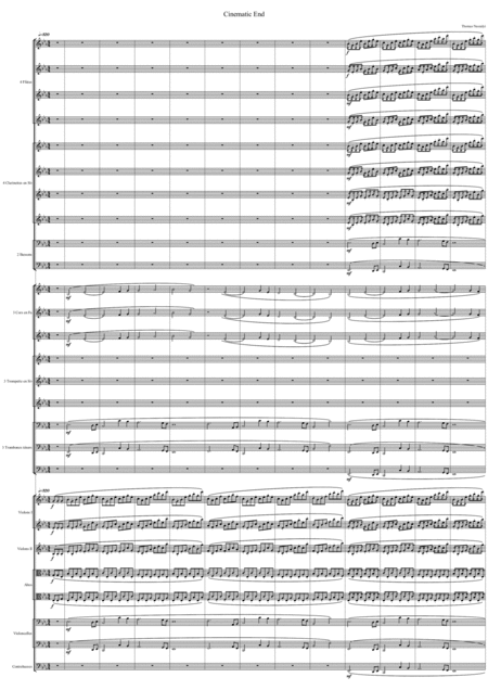 Cinematic End Sheet Music