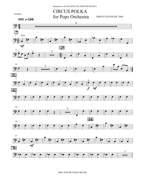 Free Sheet Music Circus Polka