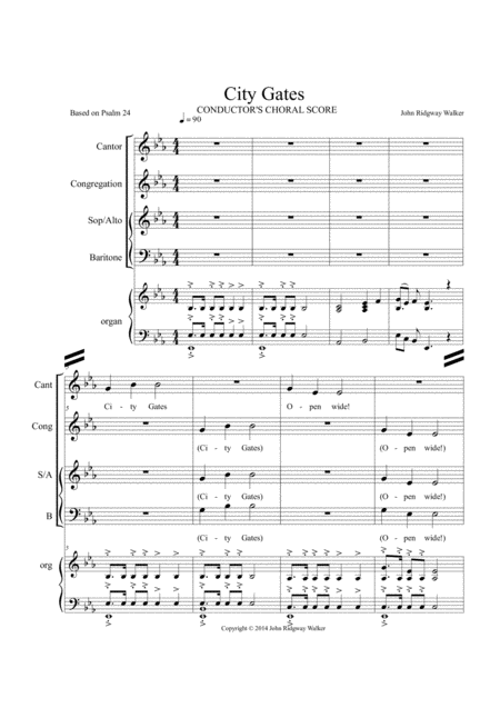 City Gates Eb 02 Choral Conductors Package Sheet Music