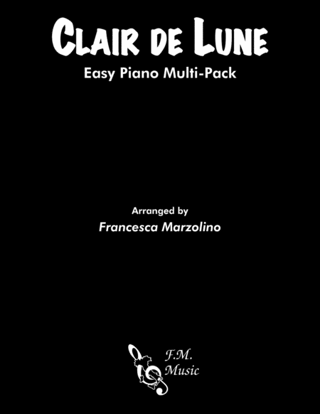 Clair De Lune Easy Piano Multi Pack Sheet Music