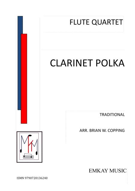 Clarinet Polka Flute Quartet Sheet Music