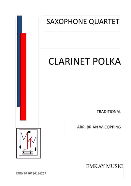 Clarinet Polka Saxohpone Quartet Sheet Music