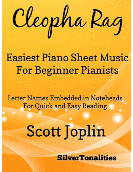 Cleopha Rag Easiest Piano Sheet Music For Beginner Pianists Sheet Music