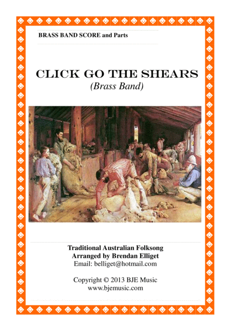 Free Sheet Music Click Go The Shears Brass Band Score And Parts Pdf