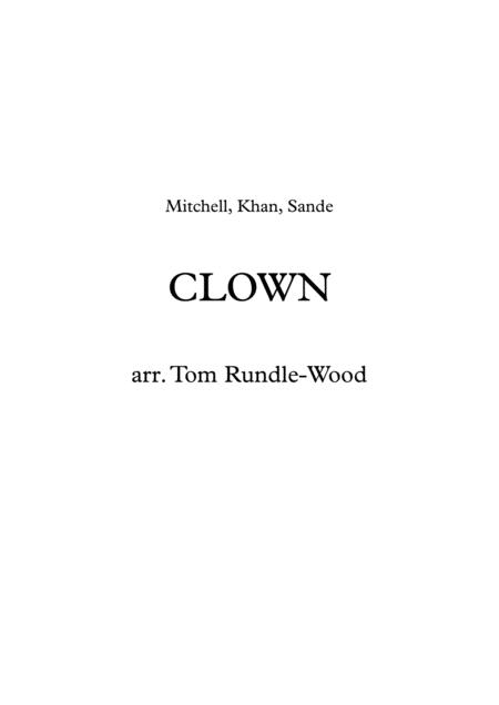 Clown For String Ensemble Piano Sheet Music