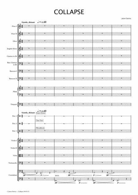 Free Sheet Music Collapse