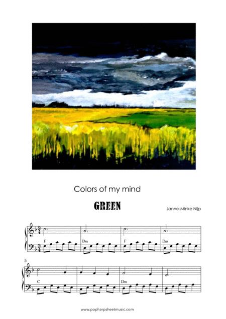 Colors Of My Mind Green Harp Solo Sheet Music