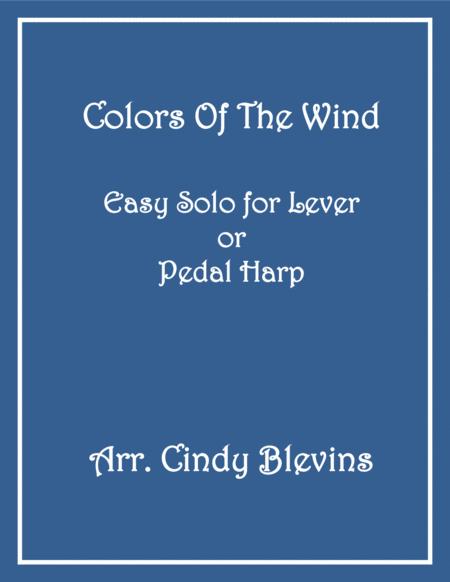 Colors Of The Wind Easy Harp Solo Sheet Music