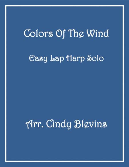 Colors Of The Wind For Easy Lap Harp Solo Sheet Music