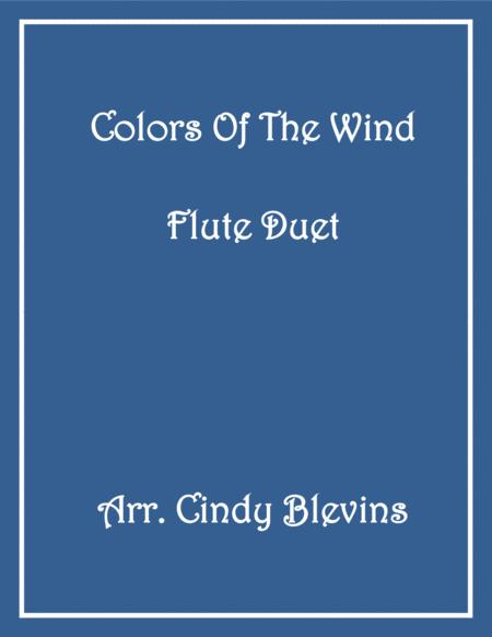 Colors Of The Wind For Flute Duet Sheet Music