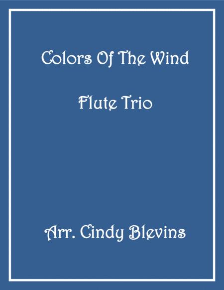 Colors Of The Wind For Flute Trio Sheet Music