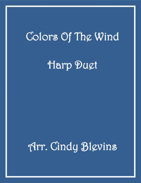 Colors Of The Wind For Harp Duet Sheet Music