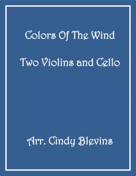 Free Sheet Music Colors Of The Wind For Two Violins And Cello