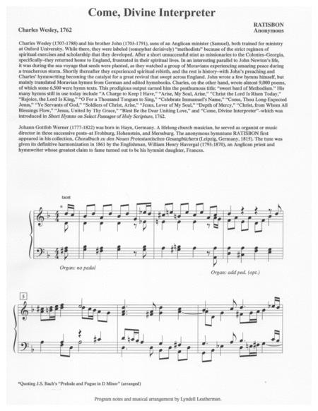 Come Divine Interpreter Sheet Music