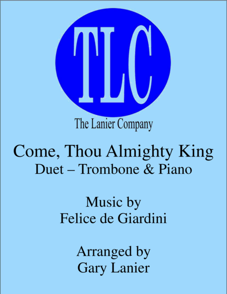 Come Thou Almighty King Duet Trombone And Piano Score And Parts Sheet Music