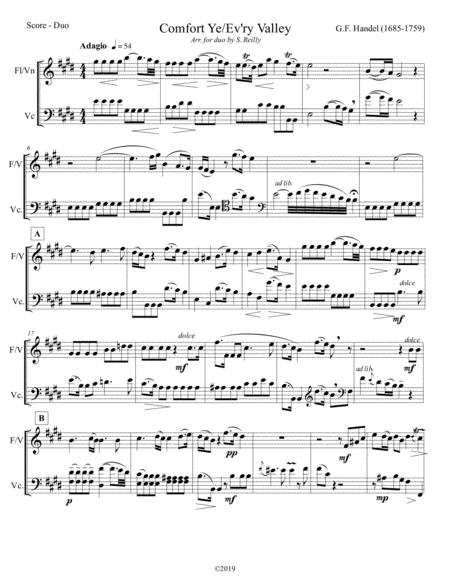 Comfort Ye Every Valley From Handels Messiah Sheet Music