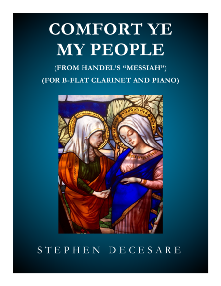 Free Sheet Music Comfort Ye My People For Bb Clarinet And Piano