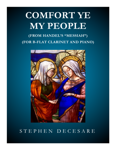 Comfort Ye My People For Bb Clarinet And Piano Sheet Music