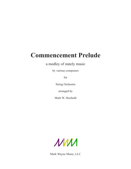 Commencement Prelude Sheet Music