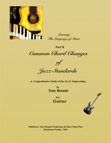 Common Chord Changes Of Jazz Standards For Guitar Sheet Music