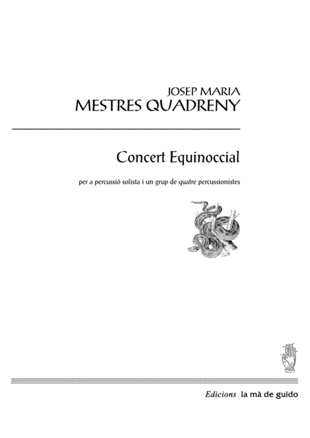 Free Sheet Music Concert Equinoccial