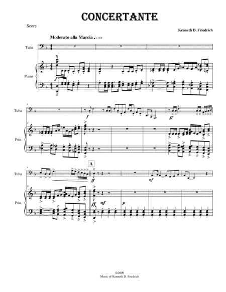 Free Sheet Music Concertante