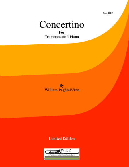 Concertino For Trombone And Piano Sheet Music