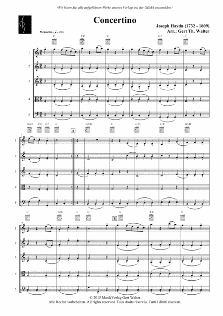 Concertino Sheet Music