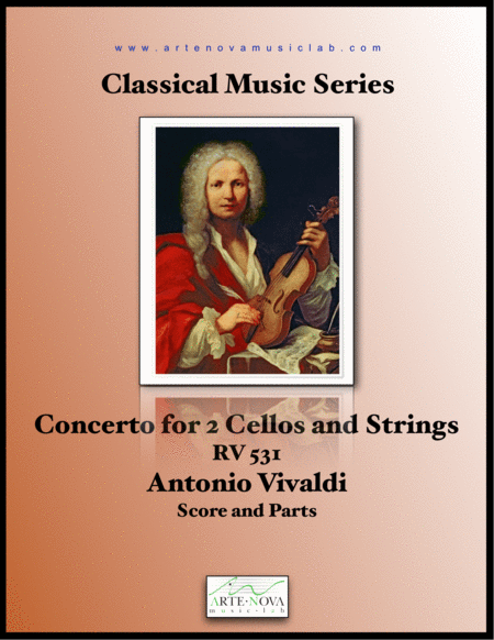 Free Sheet Music Concerto For 2 Cellos And Strings Rv 531 In G Minor