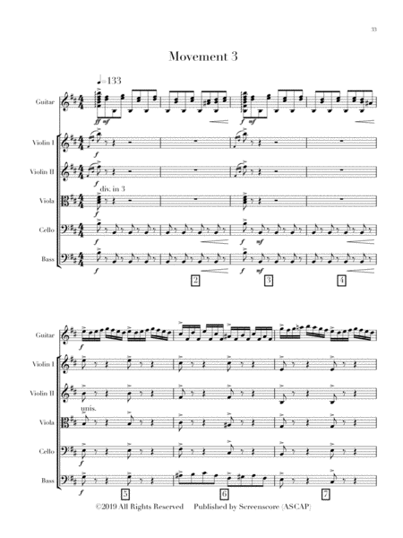 Concerto For Guitar And String Orchestra Sheet Music