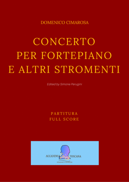 Free Sheet Music Concerto Per Fortepiano E Altri Stromenti