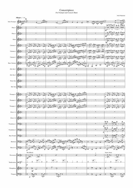 Concertpiece For Trumpet And Concert Band Sheet Music