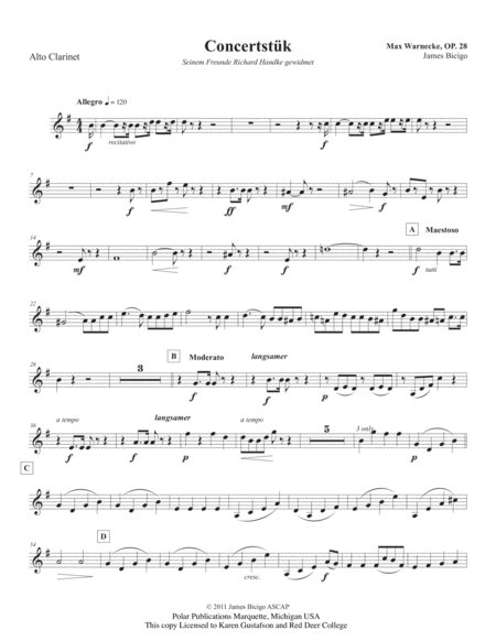 Free Sheet Music Concertstk Op 28 For Trombone And Band