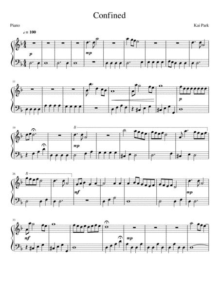 Free Sheet Music Confined