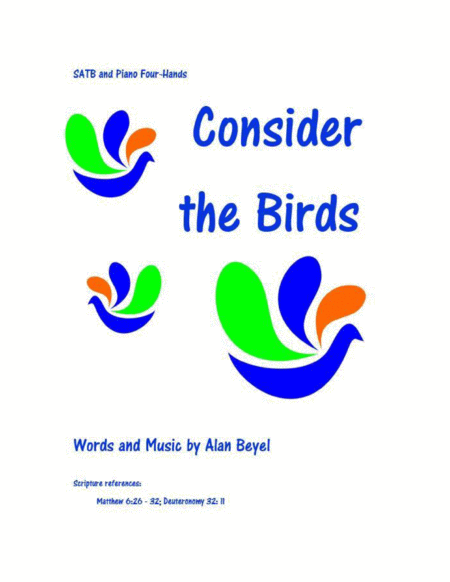 Consider The Birds Satb And Piano Four Hands 11 Pages Sheet Music