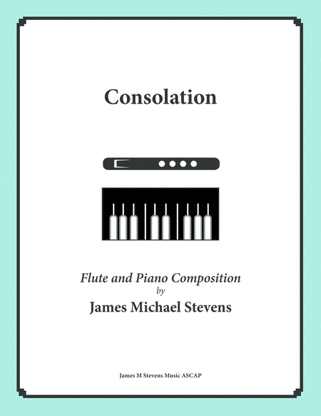 Free Sheet Music Consolation Flute Piano