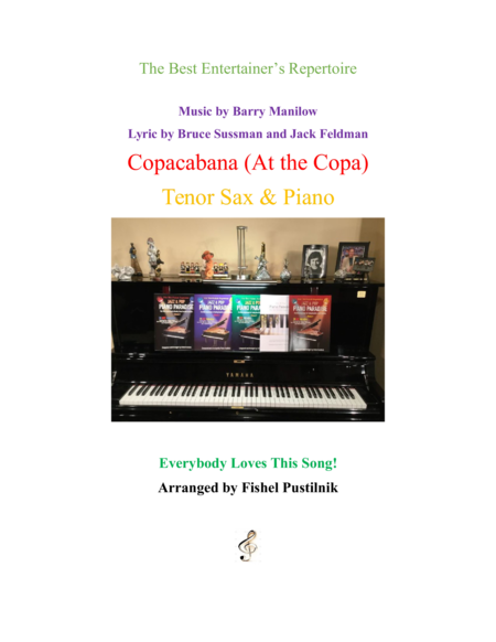 Free Sheet Music Copacabana At The Copa For Tenor Sax And Piano