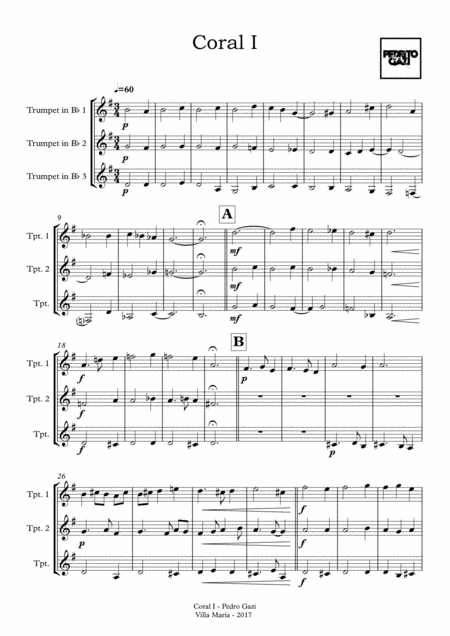 Coral I Sheet Music