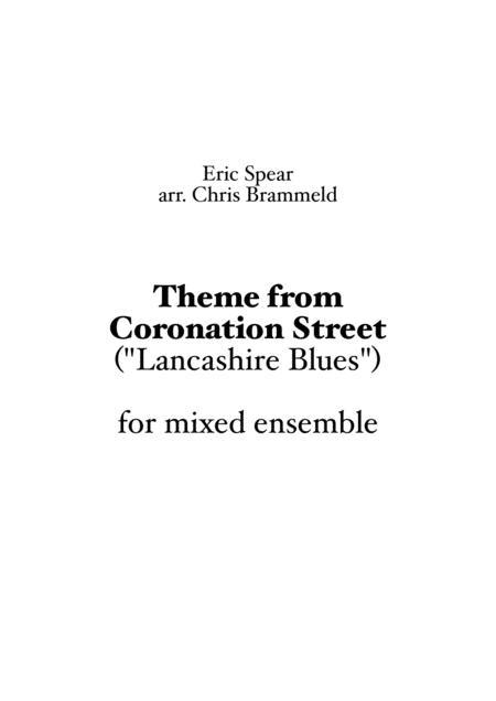 Free Sheet Music Coronation Street Lancashire Blues