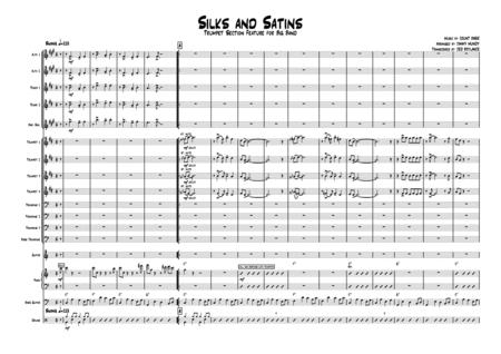 Count Basie Silks And Satins Arr For Big Band Sheet Music